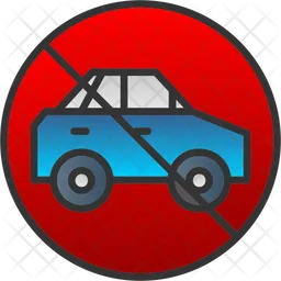 No Travelling  Icon