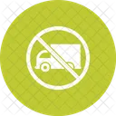 No Truck Sign Icon