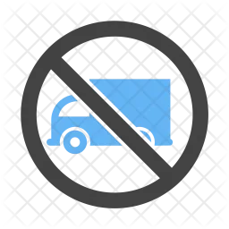 No truck sign  Icon