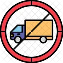 No Trucks Delivery Prohibition Icon
