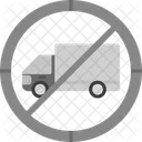 No Trucks Delivery Prohibition Icon