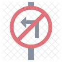 No Turn  Icon