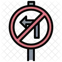No Turn  Icon