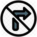 No Turn Right  Icon