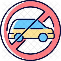 No using when driving  Icon