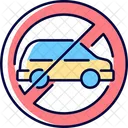 No using when driving  Icon