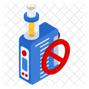 Vaping Equipment Prohibition Restriction Icon