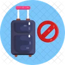 No viajar  Icono