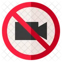 No Video Forbidden Video Prohibited Icon