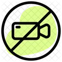 No Video Camera  Icon