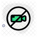 No Video Camera  Icon