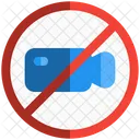 No Video Camera  Icon