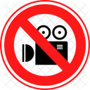 No Video Forbidden Video Prohibited Icon