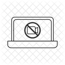 No Video Forbidden Video Prohibited Icon