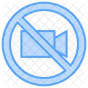No Video Forbidden Video Prohibited Icon