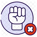 No Violence Prohibited Prohibit Icon