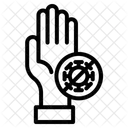 No Virus Virus Corona Icon