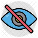 Pas De Vision Pas De Surveillance Pas Doeil Icône