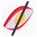 No Vision No Monitoring No Eye Icon