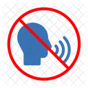 Sound Voice Ban Icon