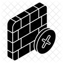 No Wall Brickwall Bricklayer Icon