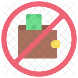 No Wallet  Icon