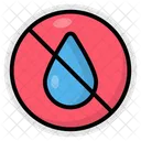 No Water Aqua No Liquid Icon