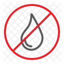 No Water Prohibited Icon