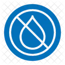 No Water Warning Sign Signaling Icon
