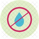 No Water Ban Liquid Icon