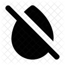 No Water Drop No Water Water Drop Icon