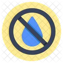 No Water No Drop No Droplet Icon