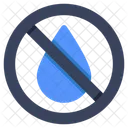 No Water No Drop No Droplet Icon