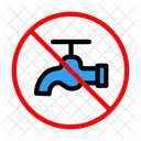 Banned Water Tap Icon