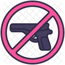 No Weapon Gun Danger Icon