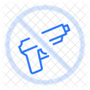 No Weapon Forbidden Prohibition Icon