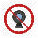 Prohibited Web Cam Web Cam Ban Icon