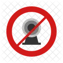 Prohibited Web Cam Prohibited Web Icon