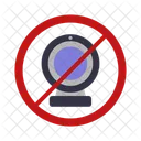 Prohibited Web Cam Prohibited Web Icon