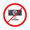 Web Cam Prohibited Web Cam Ban Icon