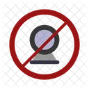 Prohibited Web Cam Prohibited Web Icon