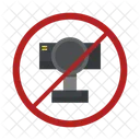 Prohibited Web Cam Prohibited Web Icon