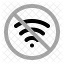 No Wifi Warning Prohibition Symbol