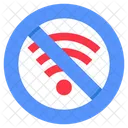 No Wifi Wireless Network Broadband Connection Icon