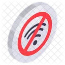 No Wifi Wireless Network Broadband Connection Icon