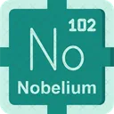 Nobelium Preodic Table Preodic Elements Icon