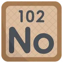 Nobelium Periodic Table Chemists Icon