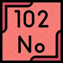 Nobelium Periodic Table Chemistry Icon
