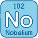 Nobelium Chemistry Periodic Table Icon