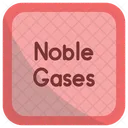 Noble Gases Chemistry Periodic Table Icon
